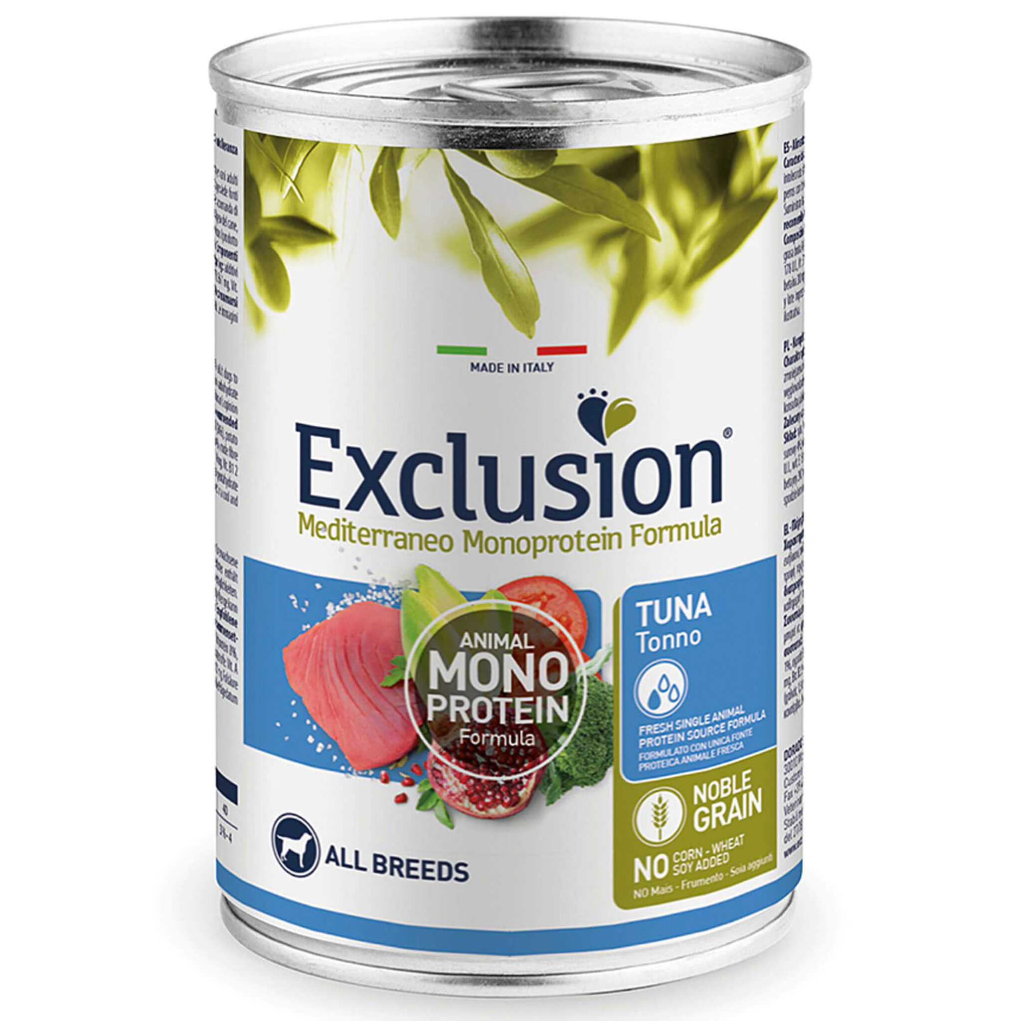 Exclusion Mediterranean Adult Dog Food All Breeds Tuna