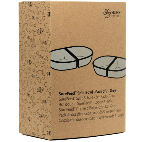 SureFeed Zubehör Doppel Ersatzschale 2 Stück Grau