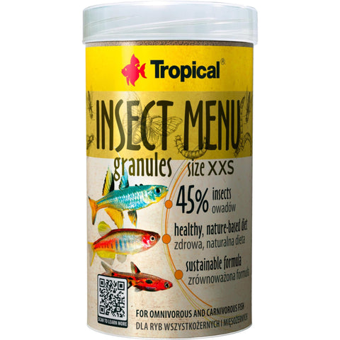 Tropical - Insect Menu Granules Size XXS