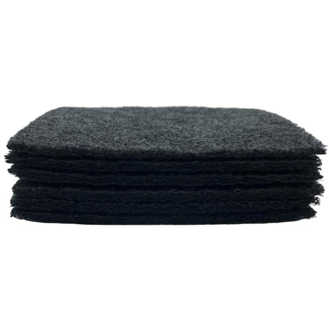 Aquarium Aktivkohlematte 13 x 13 cm 6 Stück