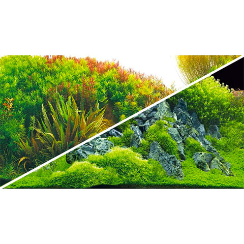 Hobby Hintergrund Planted River - Green Rocks