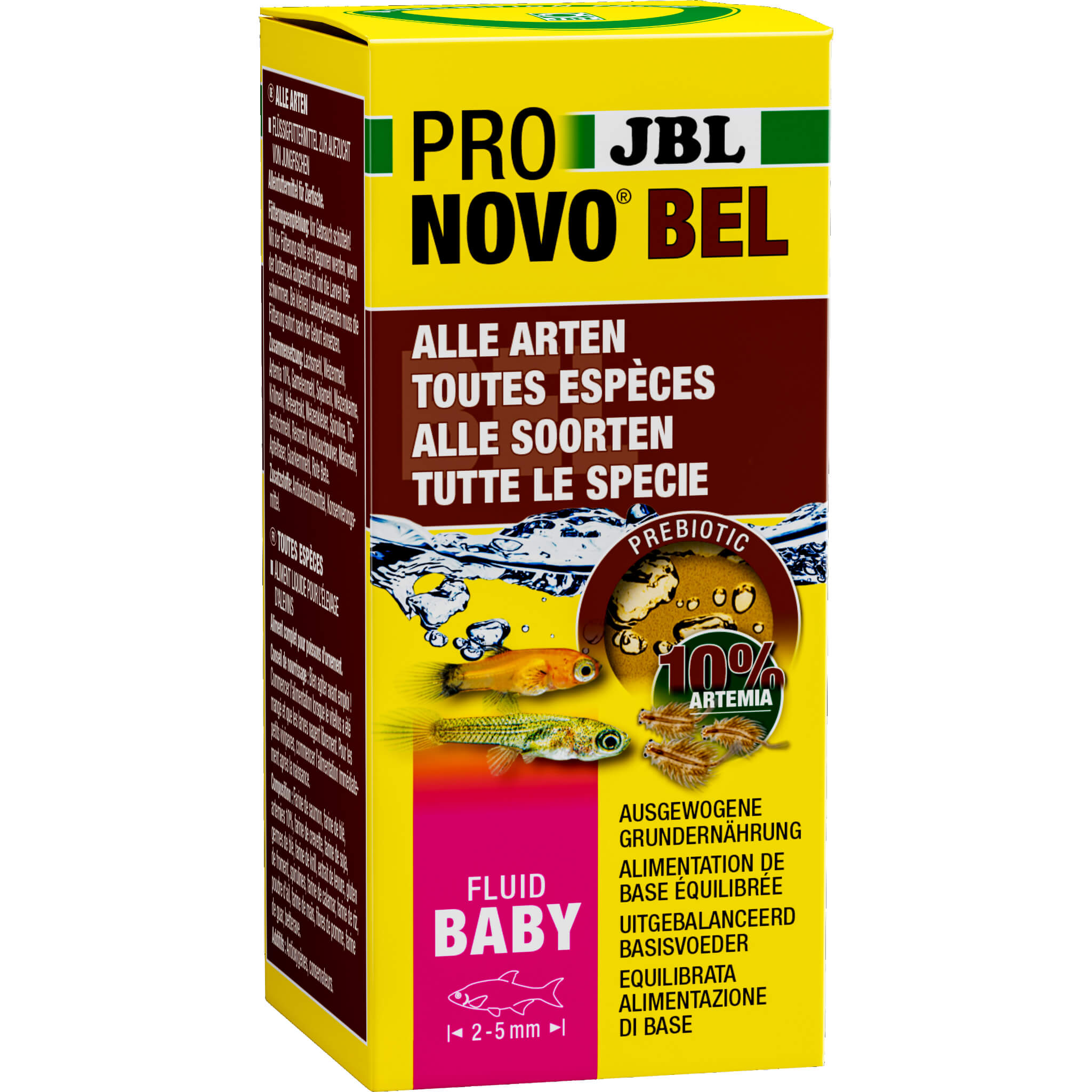 JBL PRONOVO BEL GRANO BABY – Aufzuchtfutter Granulat Für Jungfische, 3 X 10 Ml