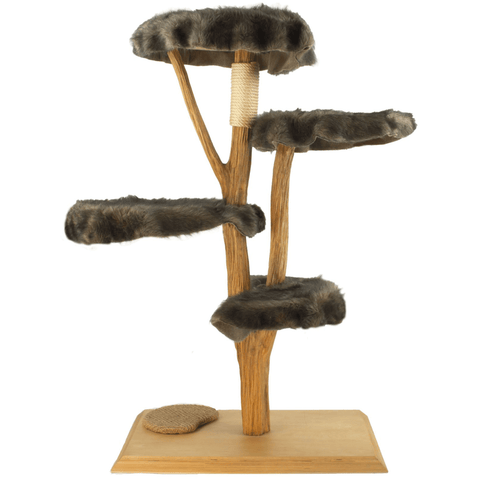 Katzen Naturkratzbaum Unikat mit 4 Liegeflächen No1