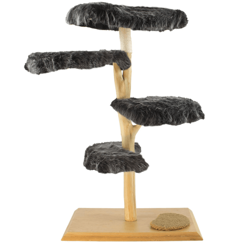Katzen Naturkratzbaum Unikat mit 4 Liegeflächen No4