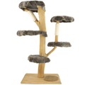 Katzen Naturkratzbaum Unikat mit 5 Liegeflächen No2