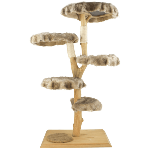 Katzen Naturkratzbaum Unikat mit 5 Liegeflächen No3