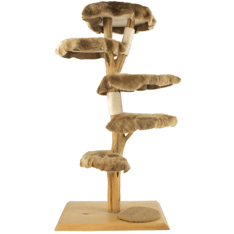 Katzen Naturkratzbaum Unikat mit 5 Liegeflächen No4