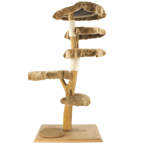 Katzen Naturkratzbaum Unikat mit 5 Liegeflächen No7