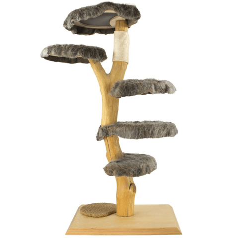 Katzen Naturkratzbaum Unikat mit 5 Liegeflächen No8